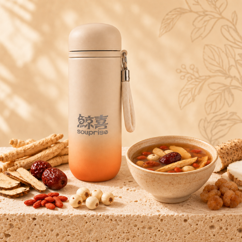 Souprise 鲸喜陶瓷保温杯 — Premium Ceramic Thermal Flask
